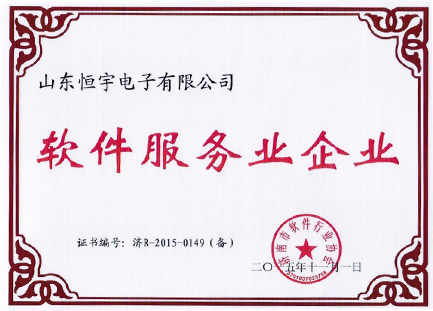 軟件服務(wù)企業(yè)證書