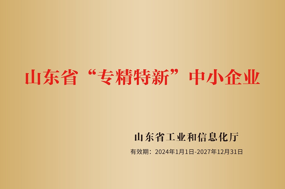 山東省“專精特新”中小企業(yè)